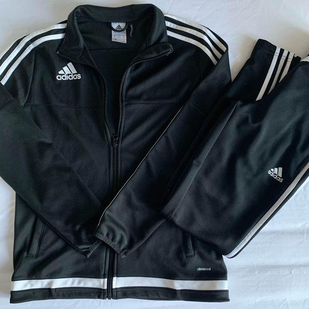 Adidas Black Track set.